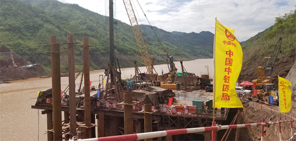 加入一带一起重大项目 z6com·尊龙(中国)时凯集团智能旋挖钻扬名阿墨江特大桥