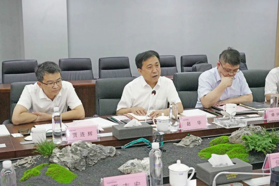 中铁装备赵华总司理莅临z6com·尊龙(中国)时凯集团智能交流