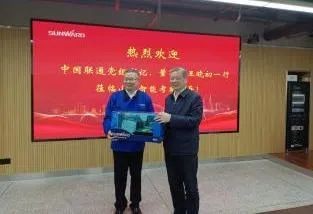 中国联通党组书记、董事长王晓初到访z6com·尊龙(中国)时凯集团智能