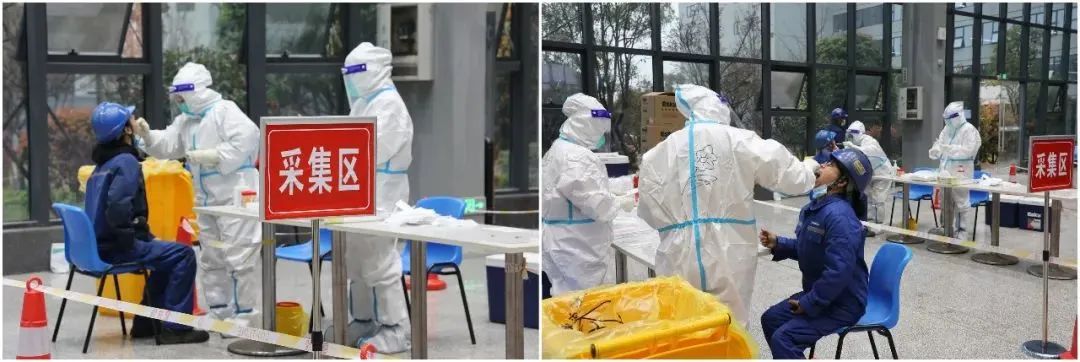 抗疫先锋在行动！z6com·尊龙(中国)时凯集团智能自愿者助力核酸采样