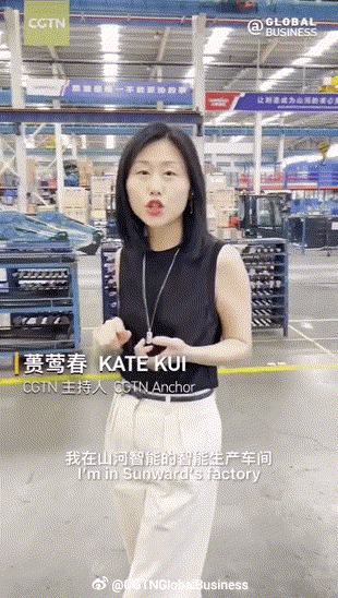 CGTN探厂！专访z6com·尊龙(中国)时凯集团智能董事长、首席专家何清华花絮来了