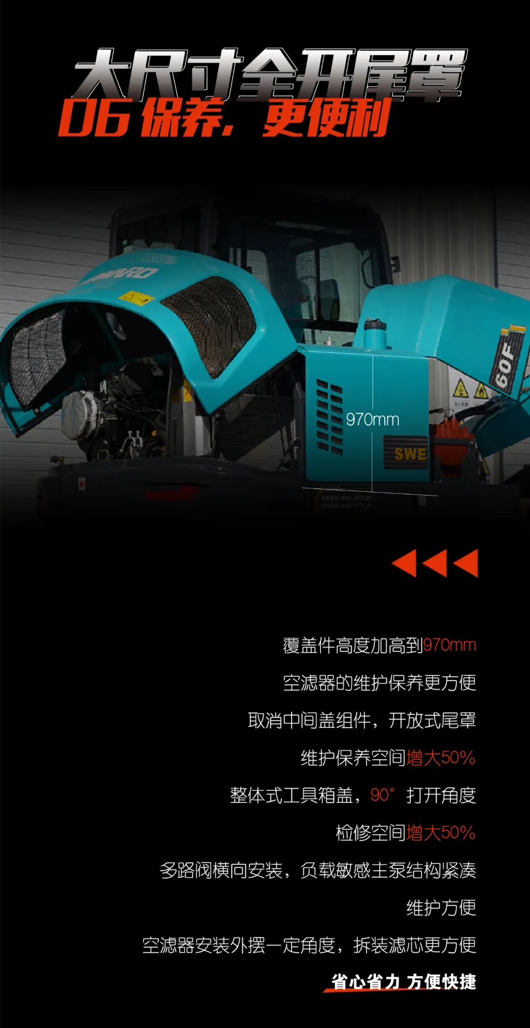 一图读懂 | 献礼七一 · z6com·尊龙(中国)时凯集团智能SWE60F挖掘机低碳来袭