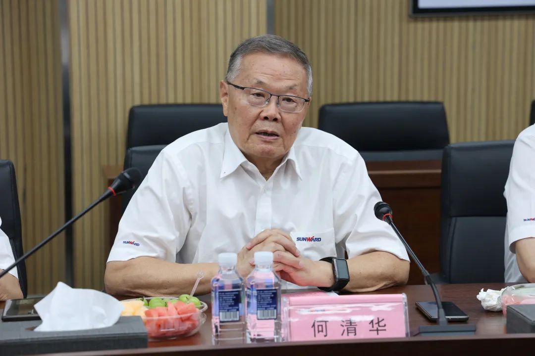 紫金矿业集团党委书记、董事长陈景河莅临z6com·尊龙(中国)时凯集团智能考察交流