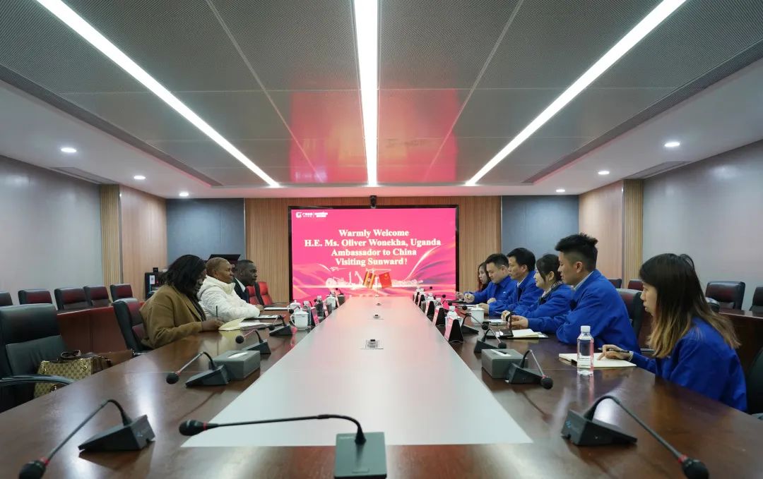 乌干达驻华大使到访z6com·尊龙(中国)时凯集团智能