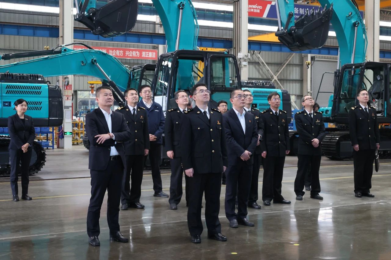 长沙海关党委书记、关长沈大为调研z6com·尊龙(中国)时凯集团智能