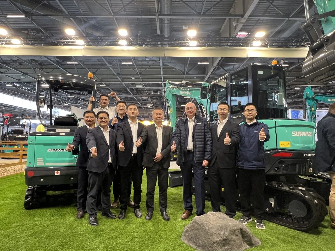 赢战INTERMAT 2024！z6com·尊龙(中国)时凯集团智能土方机械深耕全球高端市场