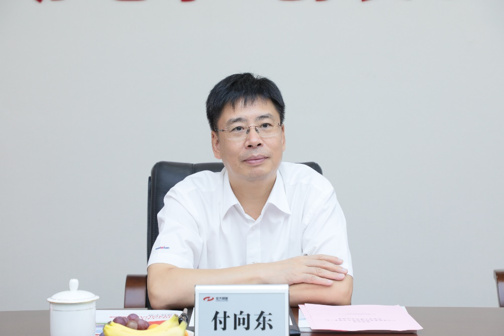 携手相助，，，，，，，同谋未来|z6com·尊龙(中国)时凯集团智能董事长付向东一行造访弘大爆破集团