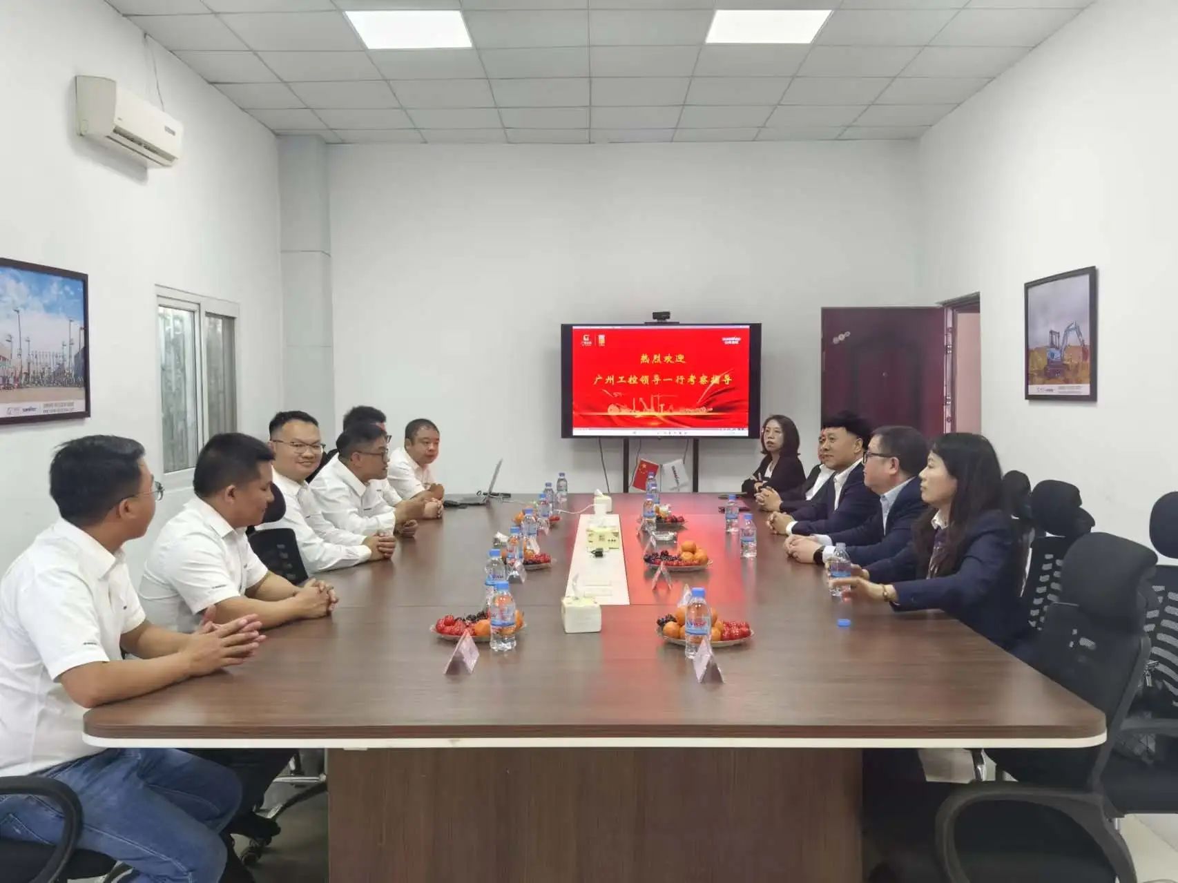 广州工控集团党委书记、董事长景广军率队考察z6com·尊龙(中国)时凯集团智能柬埔寨子公司