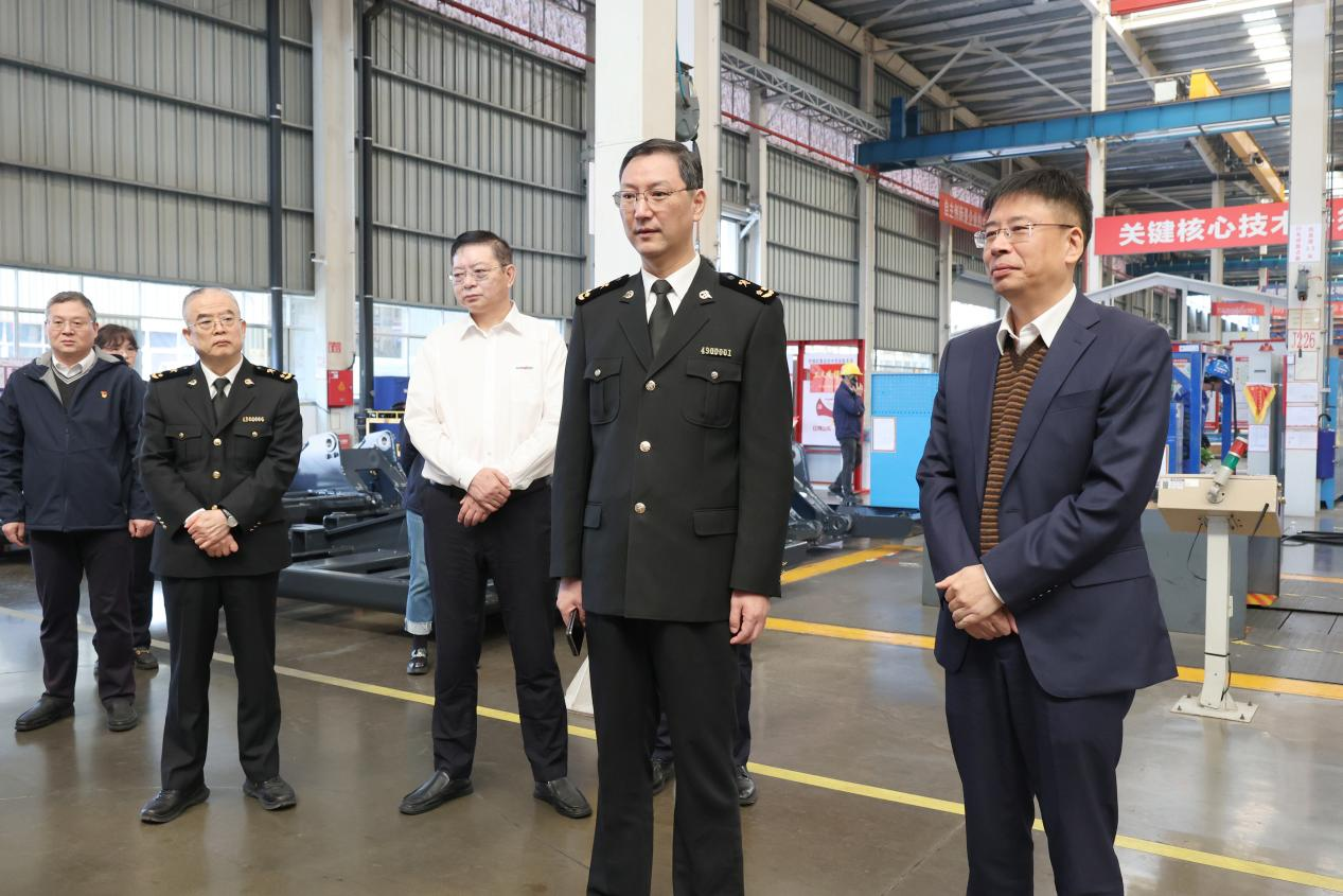 长沙海关关长、党委书记顾炯调研z6com·尊龙(中国)时凯集团智能