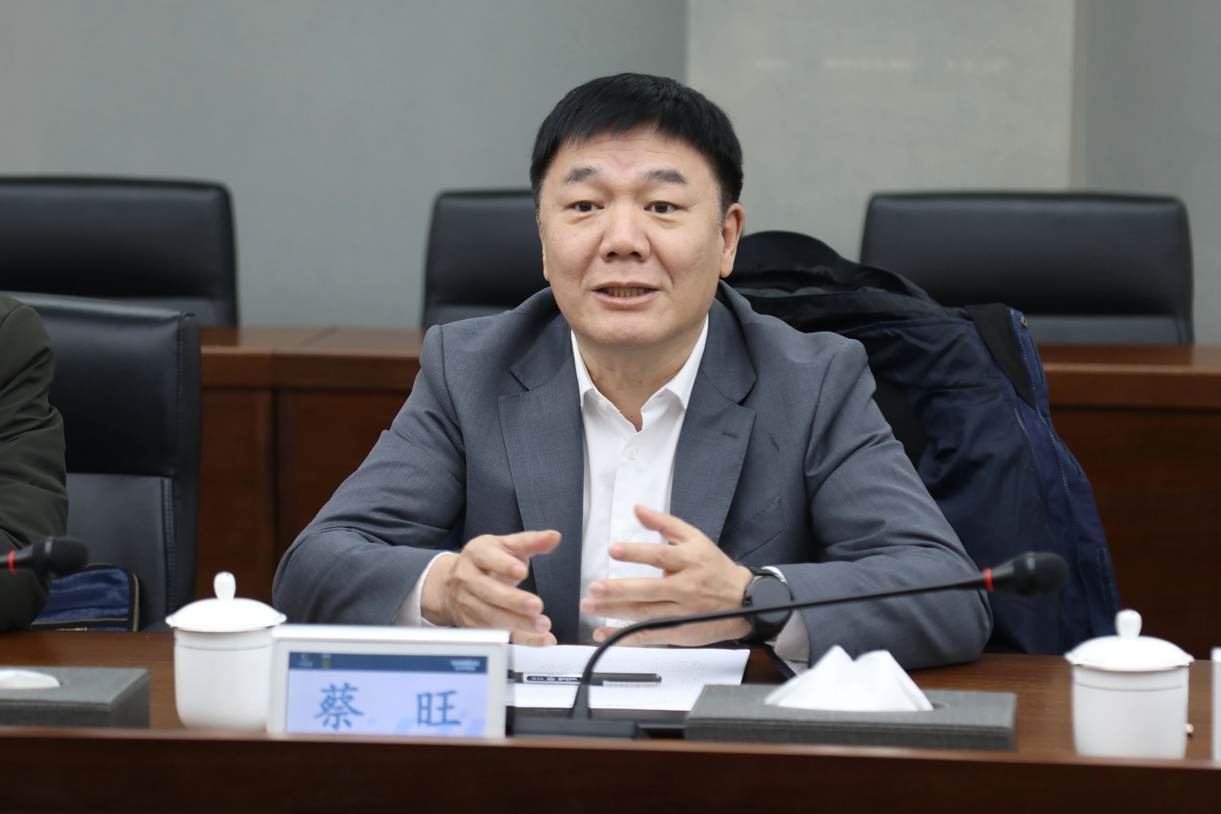 中国出口信用包管公司湖南分公司认真人蔡旺到访z6com·尊龙(中国)时凯集团智能